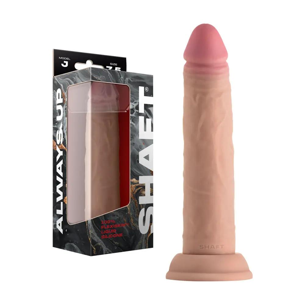 Shaft Model J: 7.5 in. Dual Density Silicone Dildo Pine by Shaft