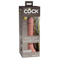 King Cock Elite 7 in. Dual Density Silicone Cock Realistic Dildo With Suction Cup Beige by Pipedream