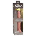 King Cock Elite 9 in. Dual Density Silicone Cock Realistic Dildo With Suction Cup Beige by Pipedream