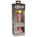 King Cock Elite 6 in. Vibrating Realistic Dildo With Suction Cup Beige by Pipedream