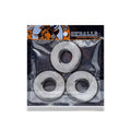 OxBalls Fat Willy 3-Pack Jumbo Cockrings FLEXtpr Clear by Oxballs