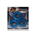 OxBalls Fat Willy 3-Pack Jumbo Cockrings FLEXtpr Space Blue by Oxballs