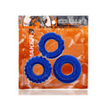 OxBalls Bonemaker 3-Pack Boner Cockring Kit FLEXtpr Pool Blue by Oxballs