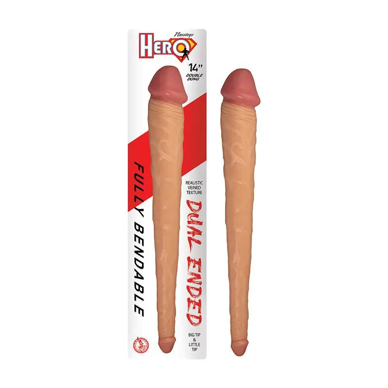 Hero Double Dong 14 in. White by Nasstoys