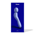 Dame Com Rechargeable Silicone Wand Vibrator Periwinkle by Dame