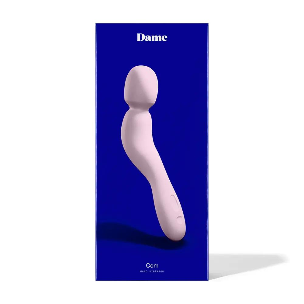 Dame Com Rechargeable Silicone Wand Vibrator Quartz by Dame