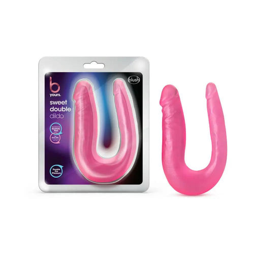 B Yours Sweet Double Dildo 12.5 in. Pink by Blush
