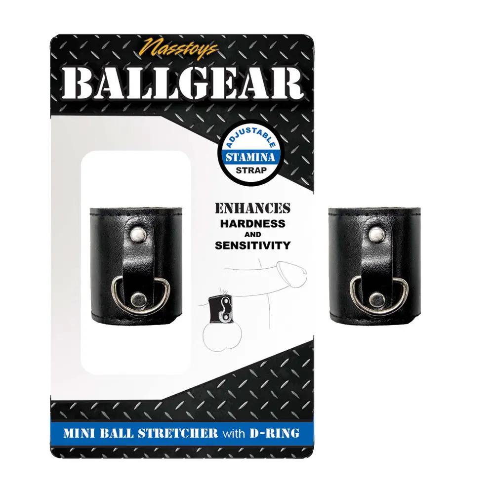 Ballgear Mini Ball Stretcher With D-Ring Black by Nasstoys