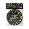 Happy Fucking Birthday Plates by Little Genie