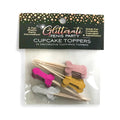 Glitterati Penis Party Cupcake Topper Toothpicks 24-Pack by Little Genie