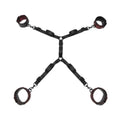 Fifty Shades of Grey Sweet Anticipation Reversible Under Mattress Restraint Set Red/Black by Fifty Shades of Grey