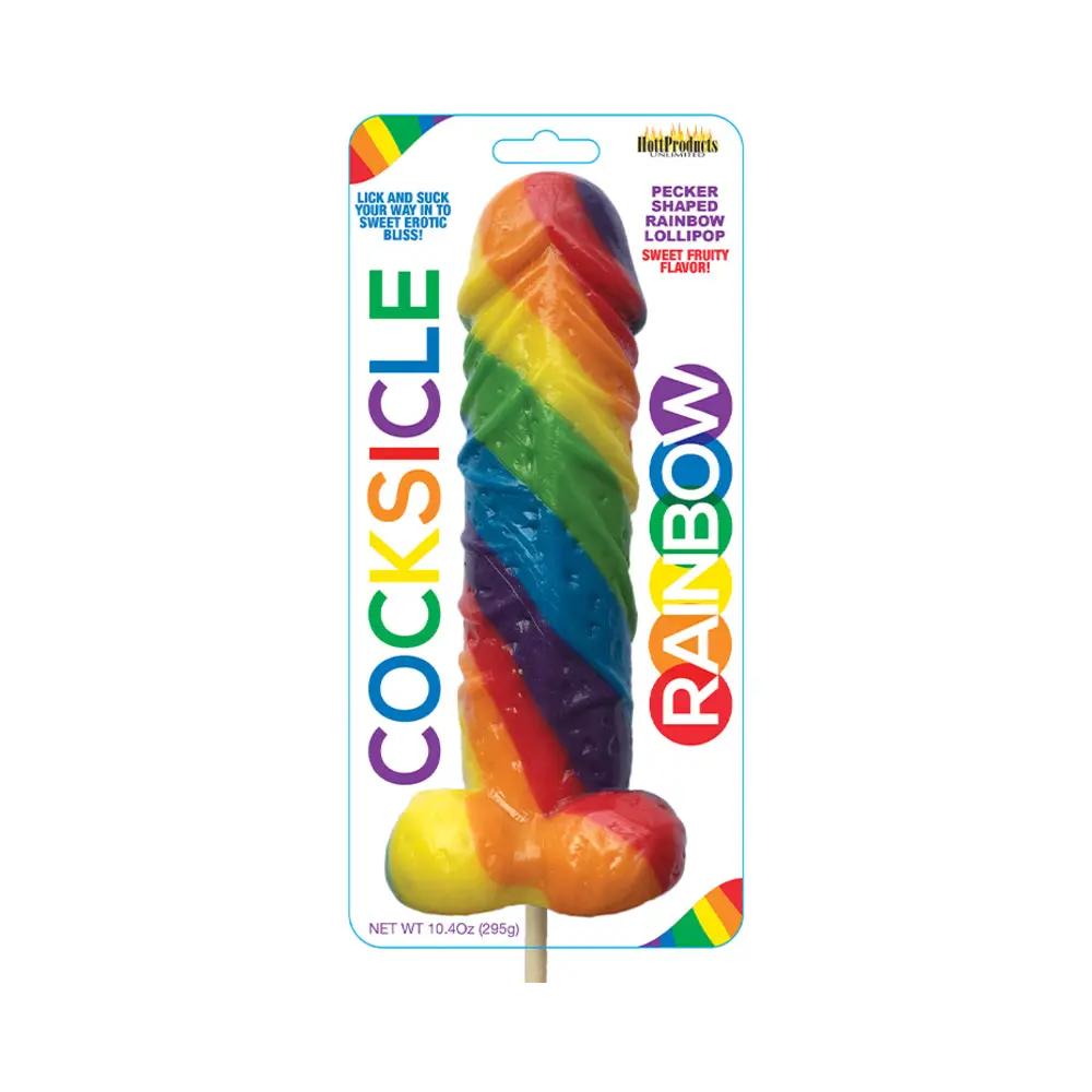 Rainbow Cocksicle Pecker Pop by Hott Products