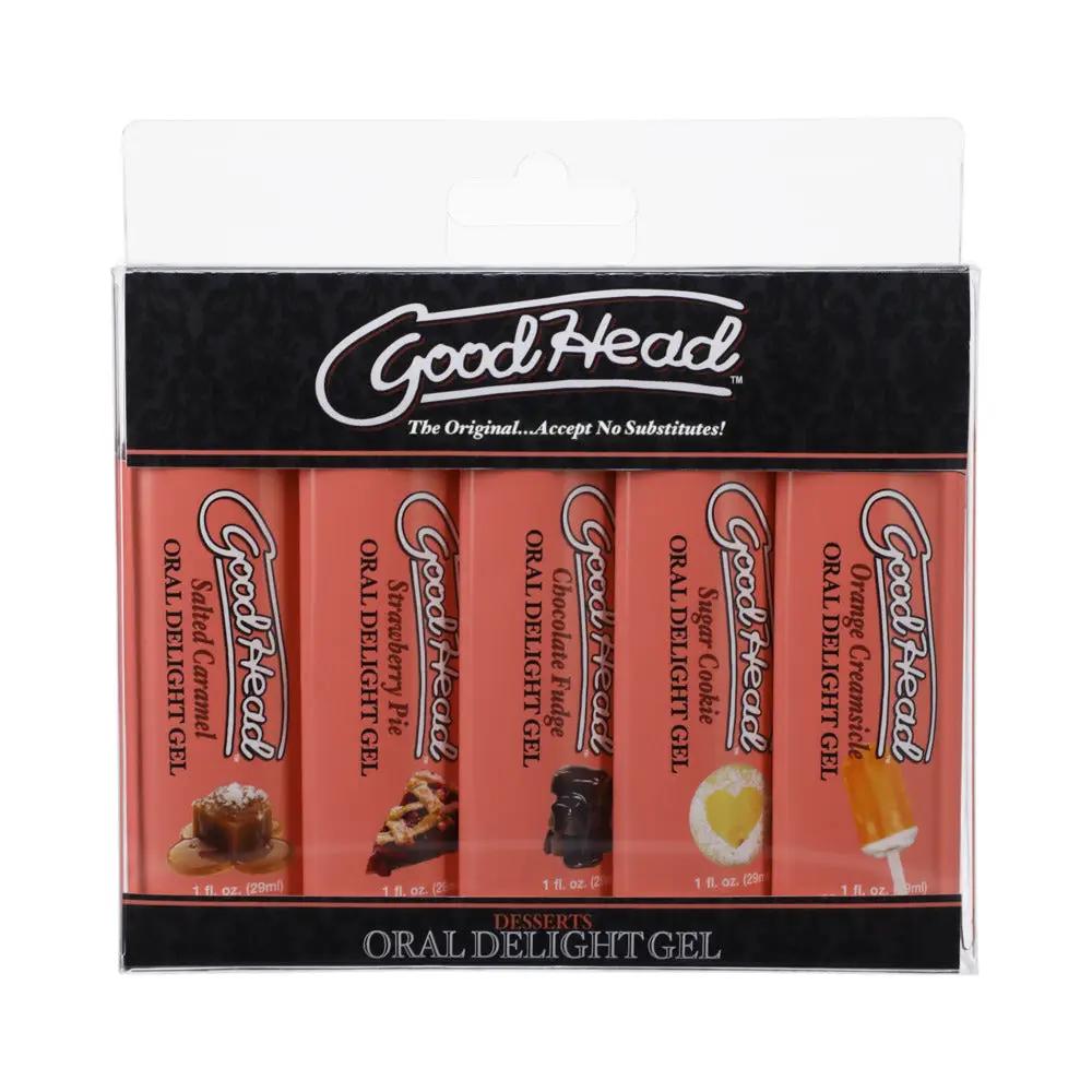 GoodHead Oral Delight Gel Dessert 5 Pack 1 oz. by Doc Johnson