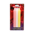 Japanese Drip Candles 3-Pack Pink, White, Yellow by Doc Johnson