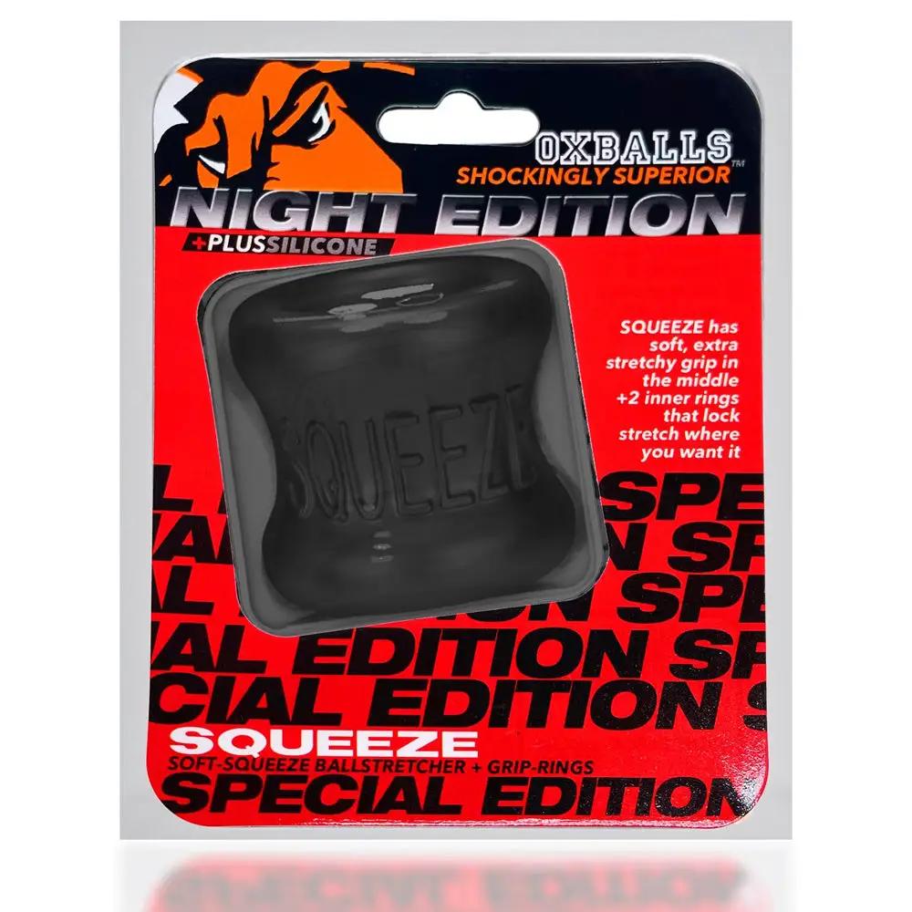 OxBalls Squeeze Ballstretcher Plus+Silicone Special Edition Night by Oxballs