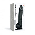 Strap-On-Me Realistic Collection Soft Realistic Dildo Black XL by Lovely Planet