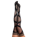 Kixies Jackie Ballet Thigh-High Black Size B by Kixies