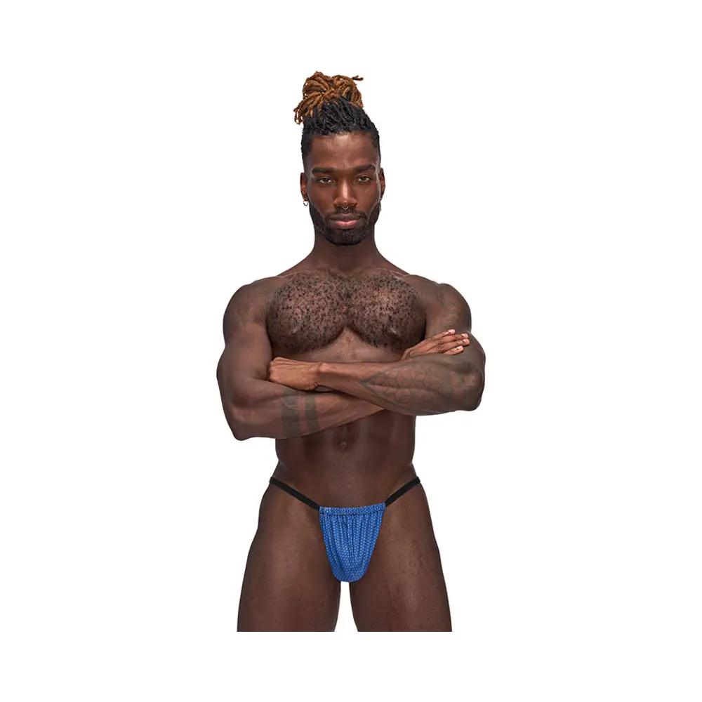 Male Power Sexagon Posing Strap Royal O/S by Male Power