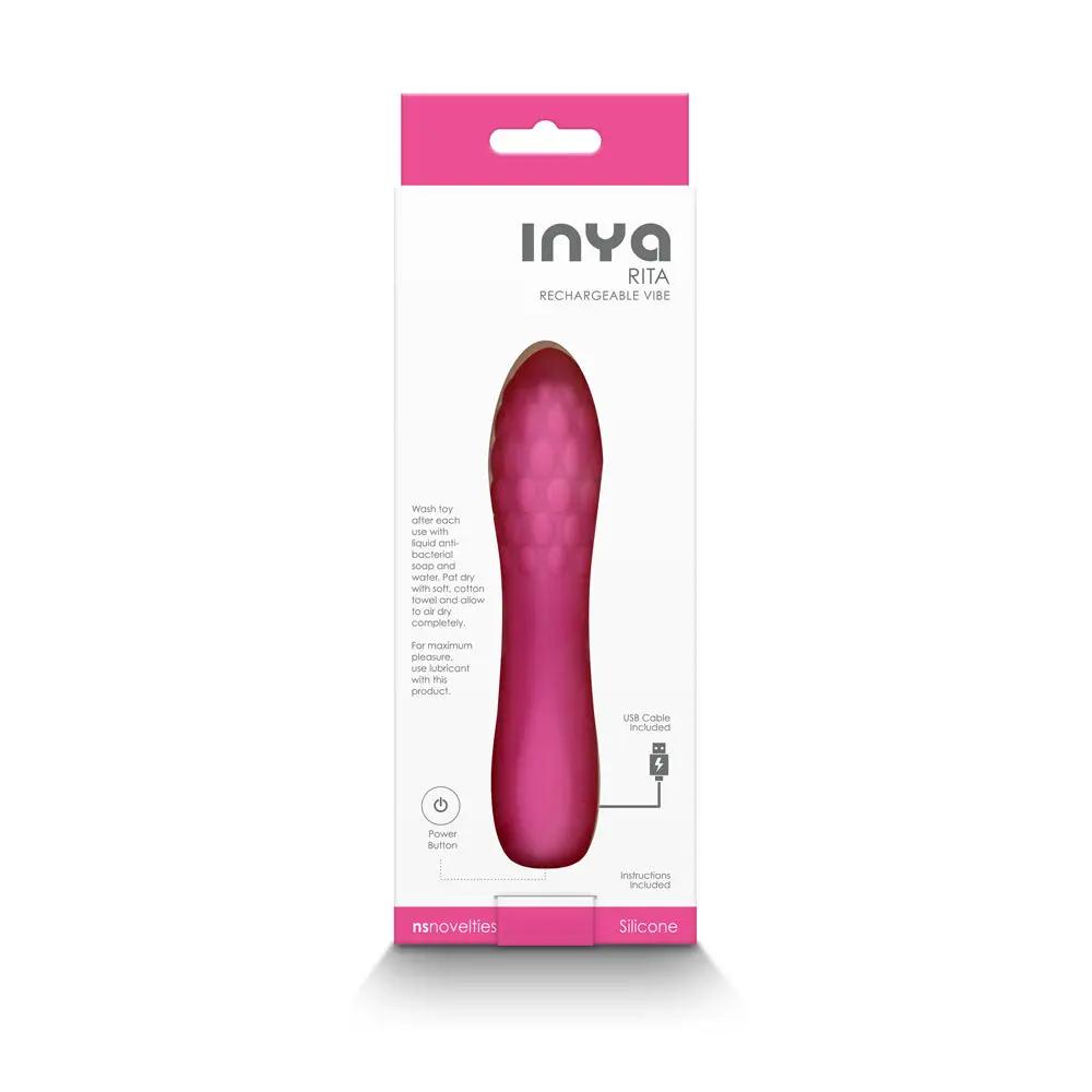 INYA Rita Rechargeable Vibe Pink by NS Novelties