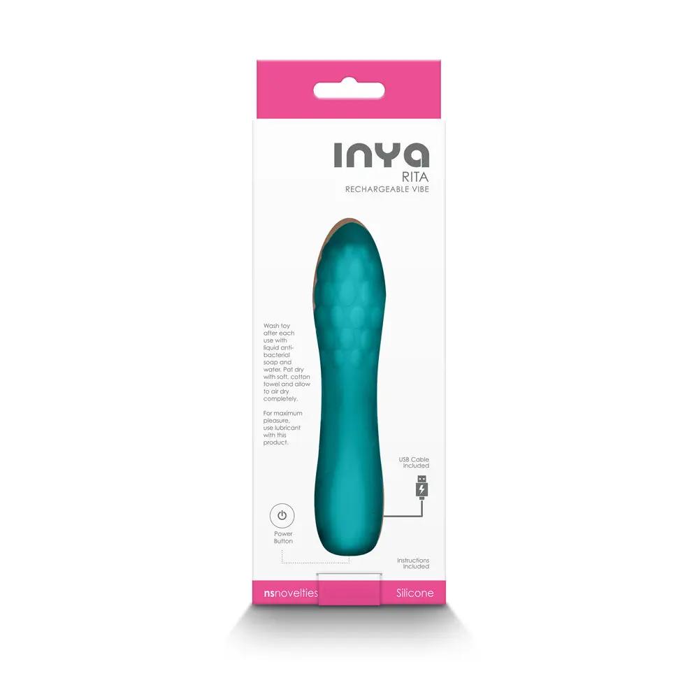INYA Rita Rechargeable Vibe Teal by NS Novelties