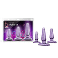 B Yours 3-Piece Anal Trainer Kit Purple Swirl by Blush
