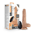 Dr. Skin Silicone Dr. Grey 7.75 in. Thrusting & Gyrating Dildo with Remote Control Beige by Blush