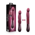 Temptasia Trixie Rechargeable 10 in. Silicone Thrusting Dildo Wine by Blush