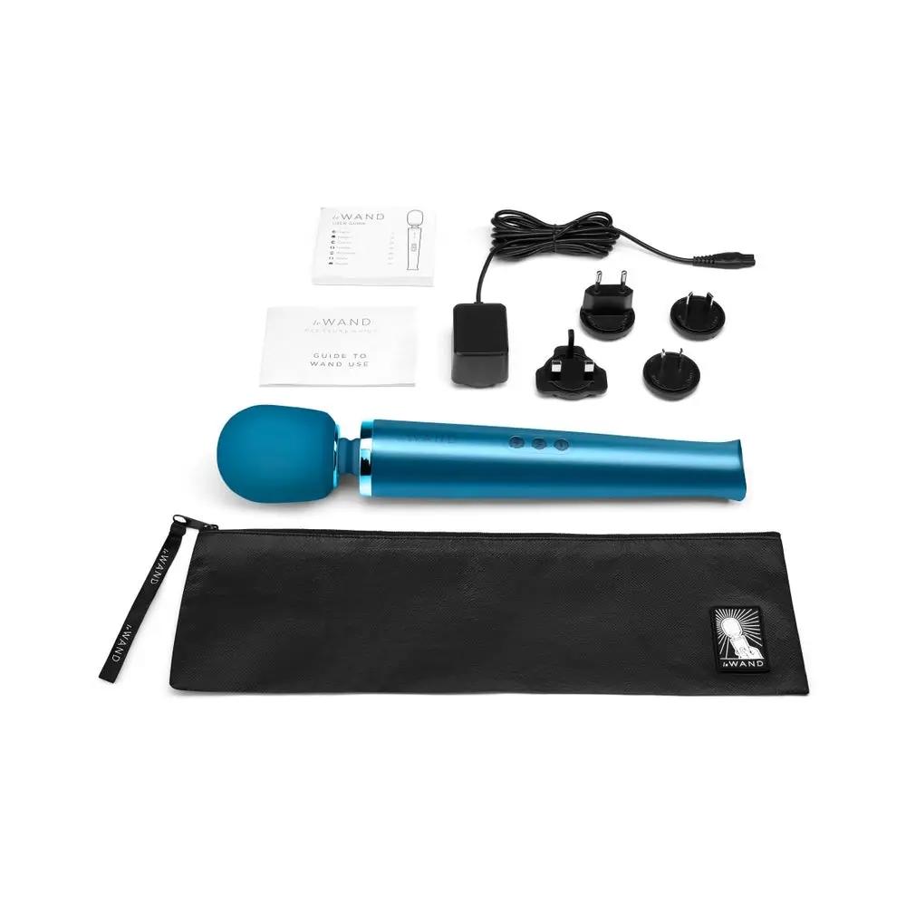 Le Wand Rechargeable Vibrating Massager Pacific Blue by Le Wand