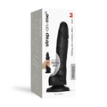 Strap-On-Me Realistic Collection Sliding Skin Dual-Density Silicone Dildo Black M by Lovely Planet