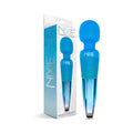 Nixie Rechargeable Wand Massager Blue Ombre Metallic by Global Novelties