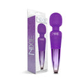 Nixie Rechargeable Wand Massager Purple Ombre Metallic by Global Novelties