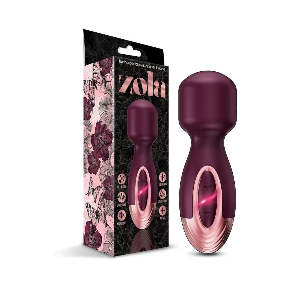 Zola Rechargeable Silicone Mini Wand by Global Novelties