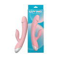 Luv Inc Rv20 Rabbit Vibrator Rechargeable Silicone Dual Stimulator Pink by Luv Inc.