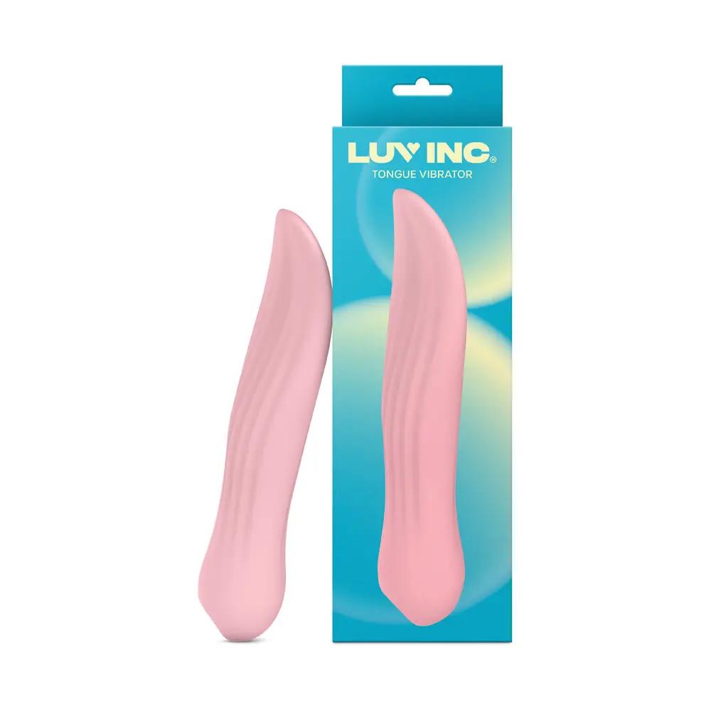 Luv Inc Tv23 Tongue Vibrator Rechargeable Silicone Pink by Luv Inc.