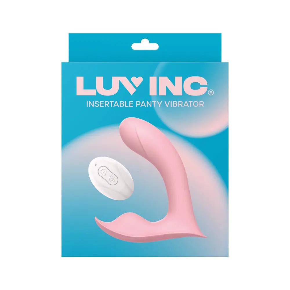Luv Inc Pv71 Insertable Panty Vibrator Pink by Luv Inc.