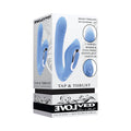 Evolved Tap & Thrust Rechargeable Thrusting Pulsing Silicone Dual Stimulator Blue by Evolved