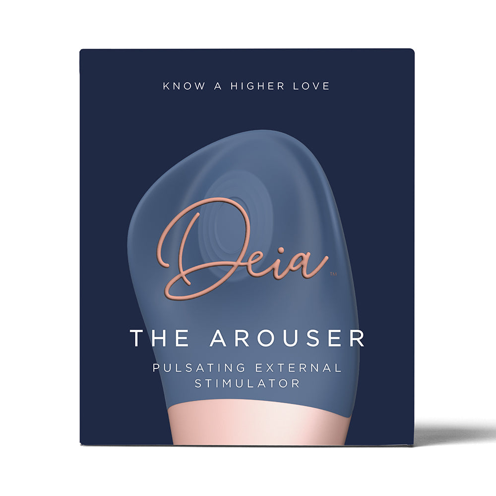 Deia The Arouser Pulsating External Stimulator Silicone Blue by Deia