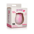 Curve Toys Gossip Cum Into Bloom Rechargeable Silicone Clitoral Stimulator Rose Dream Swirl by Curve Novelties