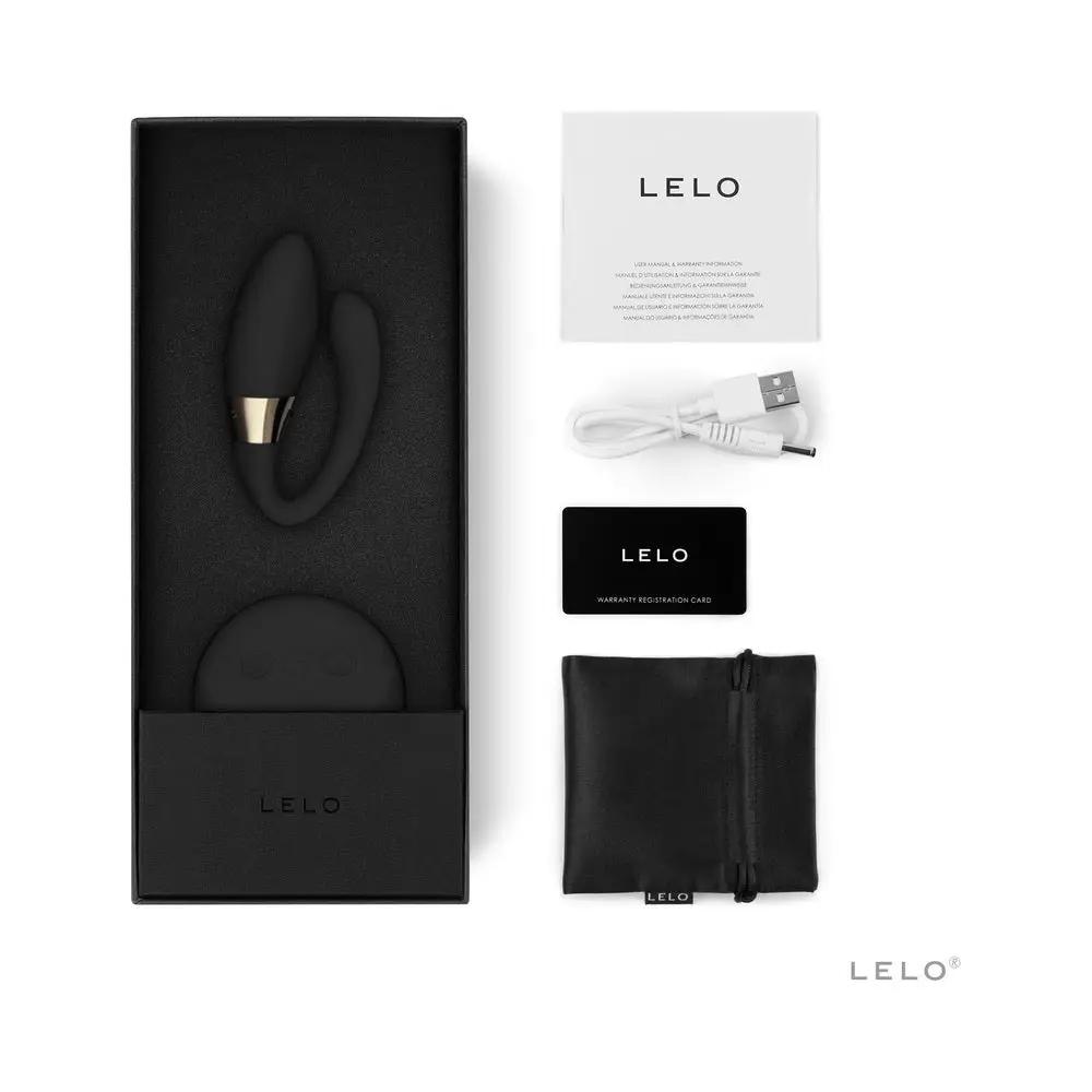 LELO TIANI DUO Rechargeable Dual Stimulation Couples Vibrator With Remote Black by LELO