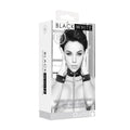 Ouch! Black & White Adjustable Velcro Collar With Leash & Wrist Cuffs Black by Shots