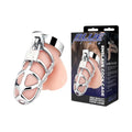 Blue Line Enslave Cock Cage by Electric Eel
