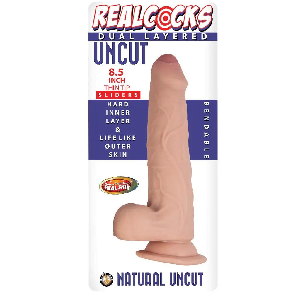 Realcocks Dual Layered Uncut Slider Thin Tip 8.5 in. Light by Nasstoys