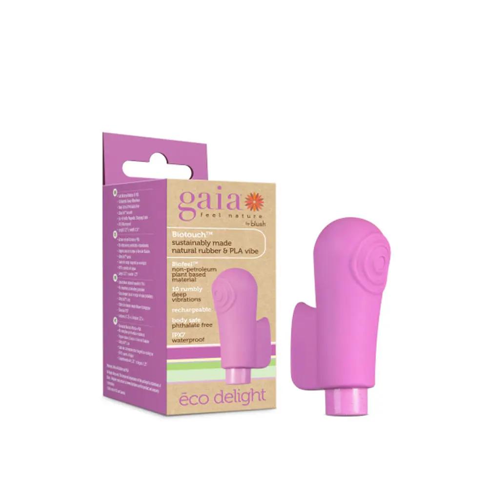 Blush Gaia Eco Delight Bullet Vibrator and Sleeve Purple by Blush
