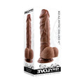 Evolved Realistic 8 in. Dildo With Balls Brown by Evolved