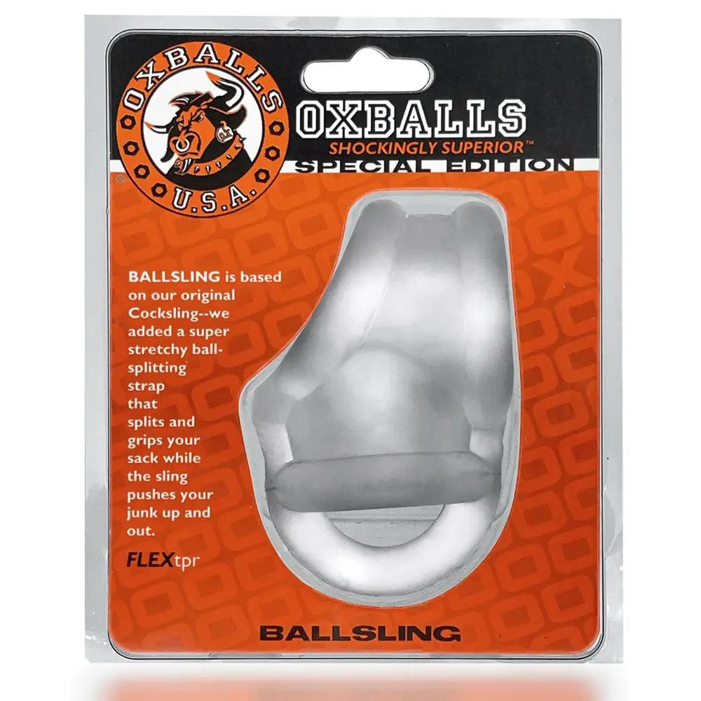 Oxballs Ballsling Ball-Split-Sling Clear Ice by Oxballs