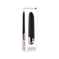 Gender X The Gold Standard Rechargeable Silicone Bullet Vibrator Black/Gold by Gender X