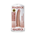 RealRock Realistic 6 in. Slim Dildo With Suction Cup Tan by Shots