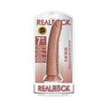 RealRock Realistic 7 in. Slim Dildo With Suction Cup Tan by Shots