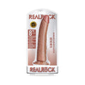RealRock Realistic 8 in. Slim Dildo With Suction Cup Tan by Shots