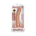 RealRock Realistic 7 in. Curved Dildo With Suction Cup Tan by Shots